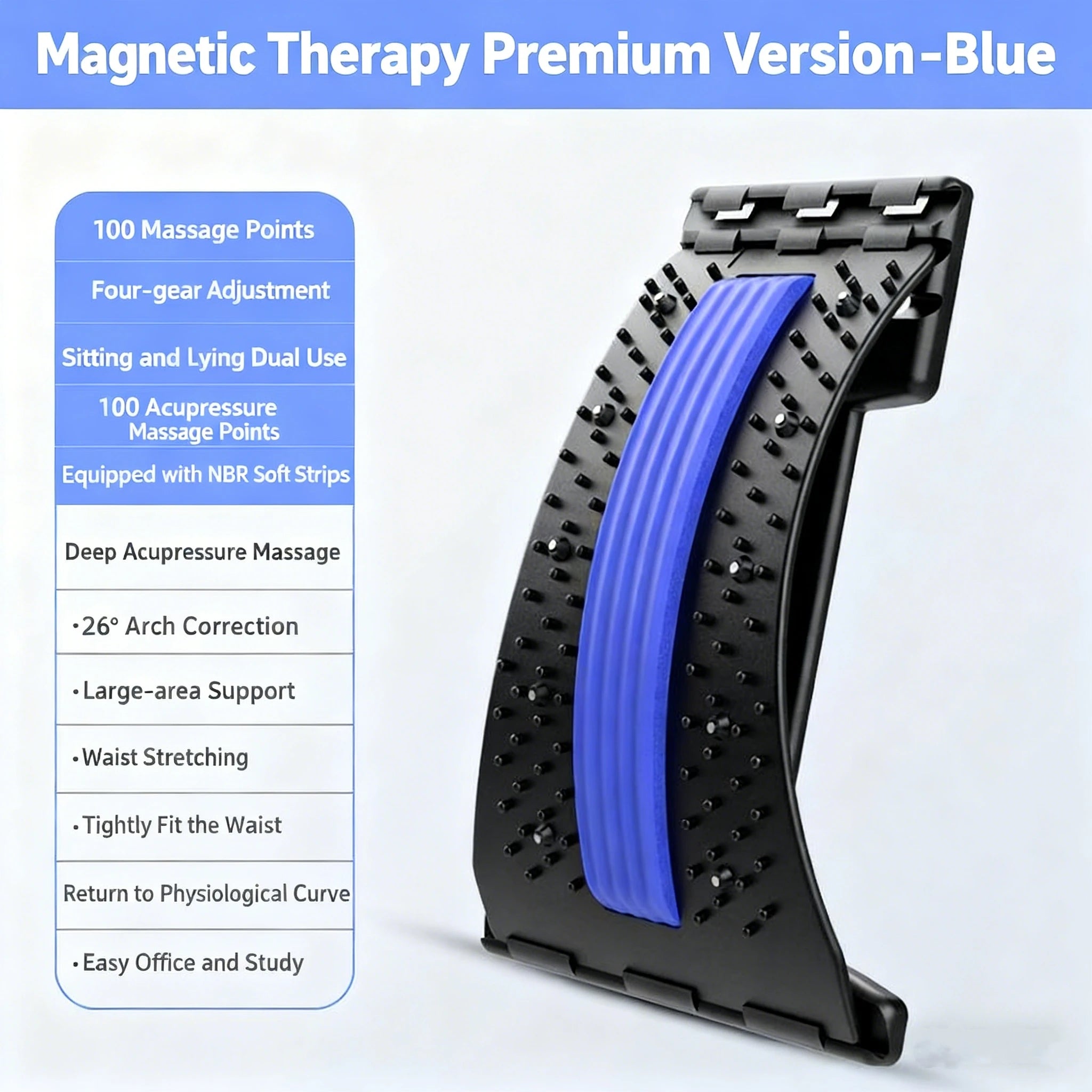 Lumbar Support Back Massager