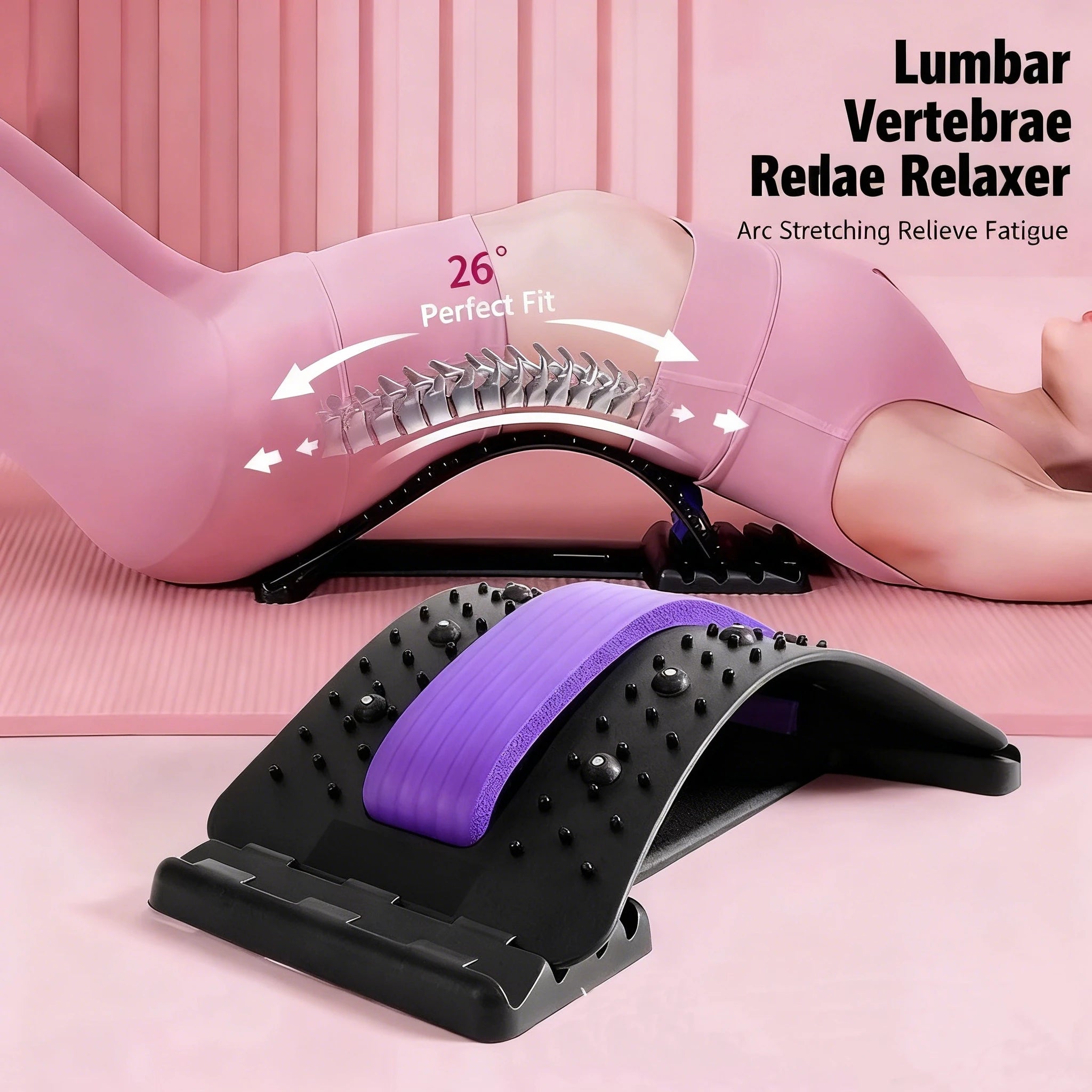 Lumbar Support Back Massager