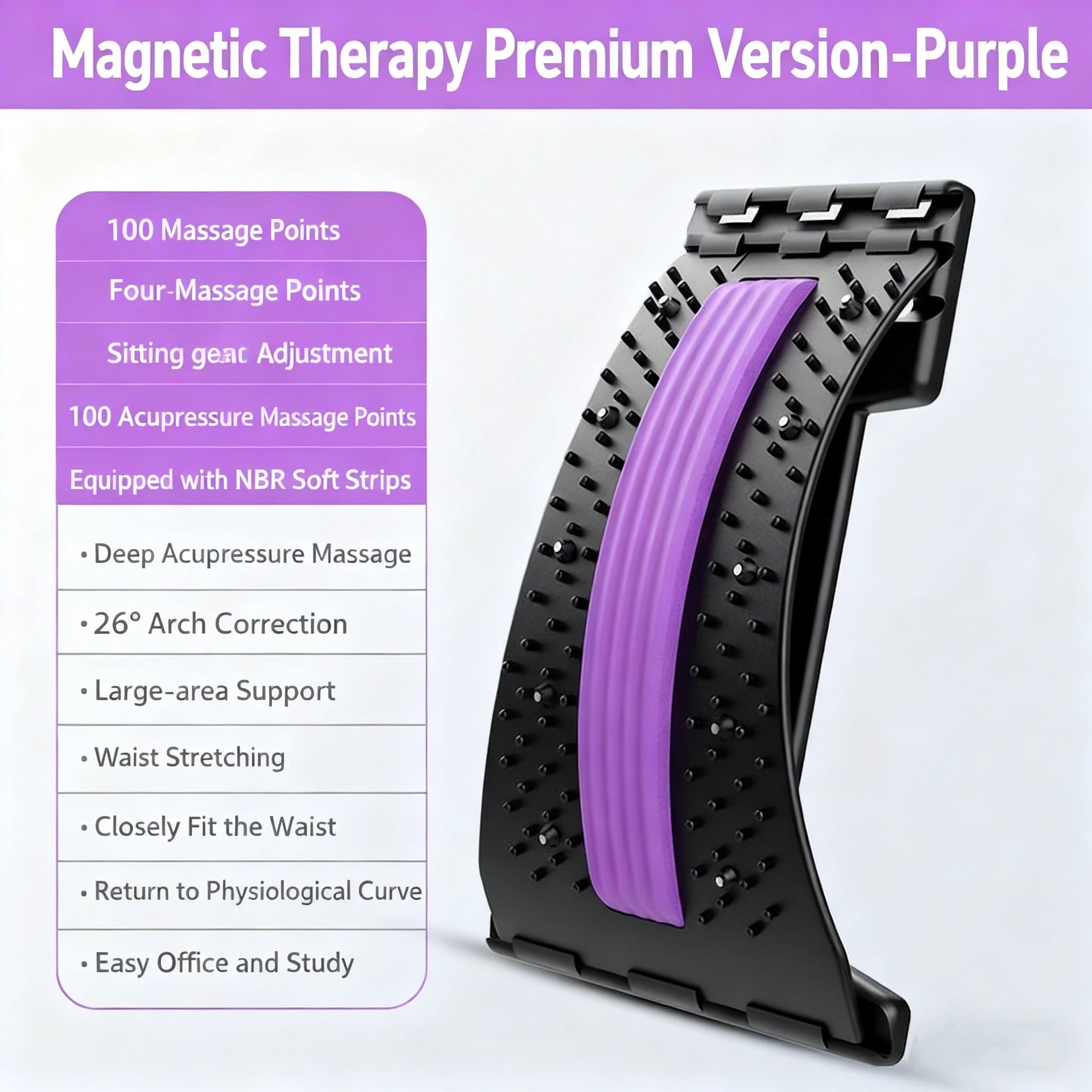 Lumbar Support Back Massager